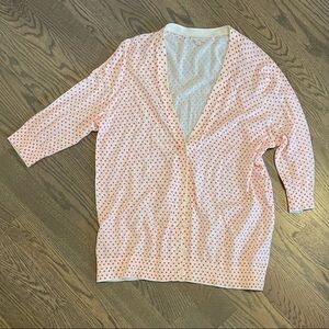 Neon Polka fit 3/4 cardigan, Gap